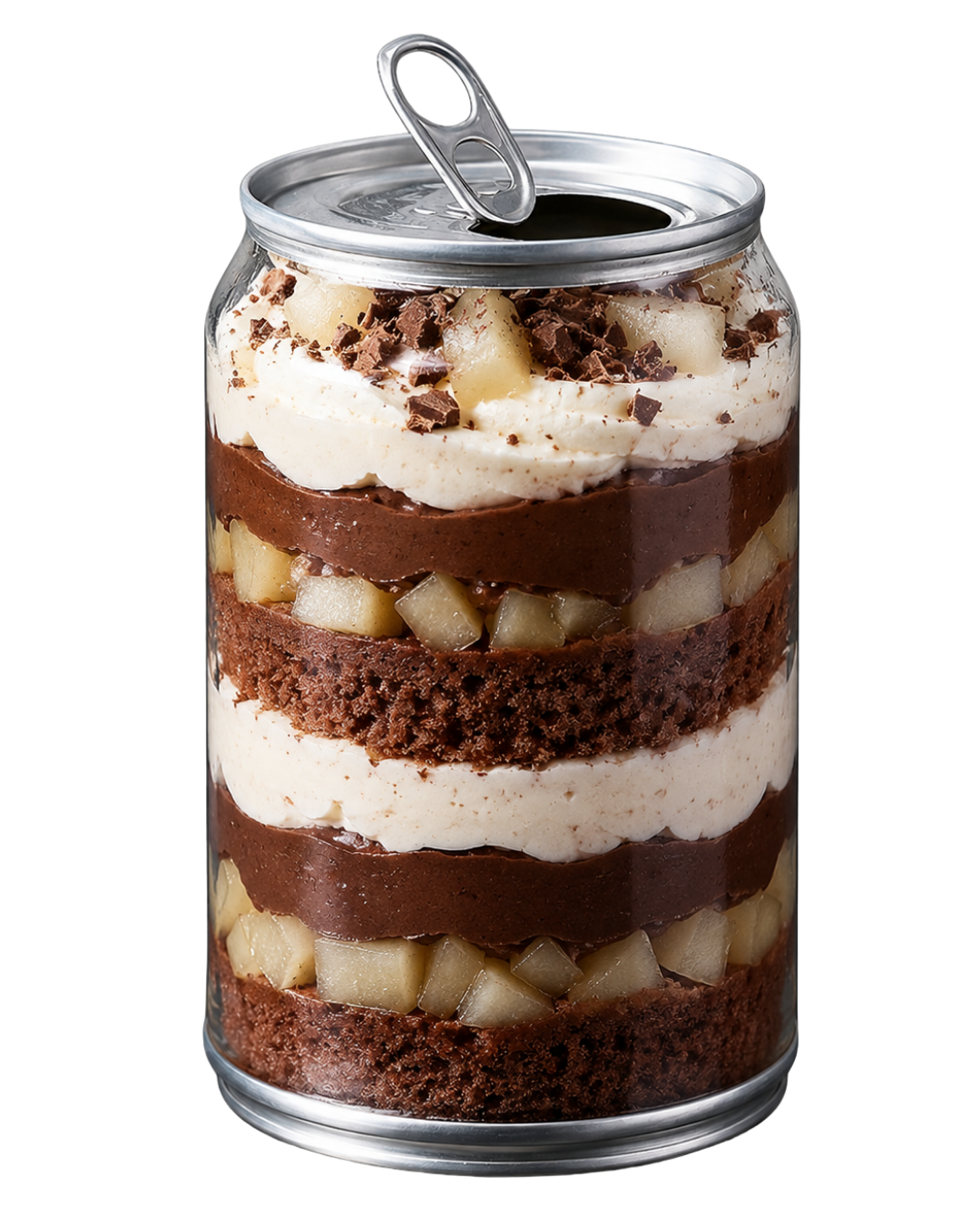 Dolce in lattina pera e cioccolato latlab