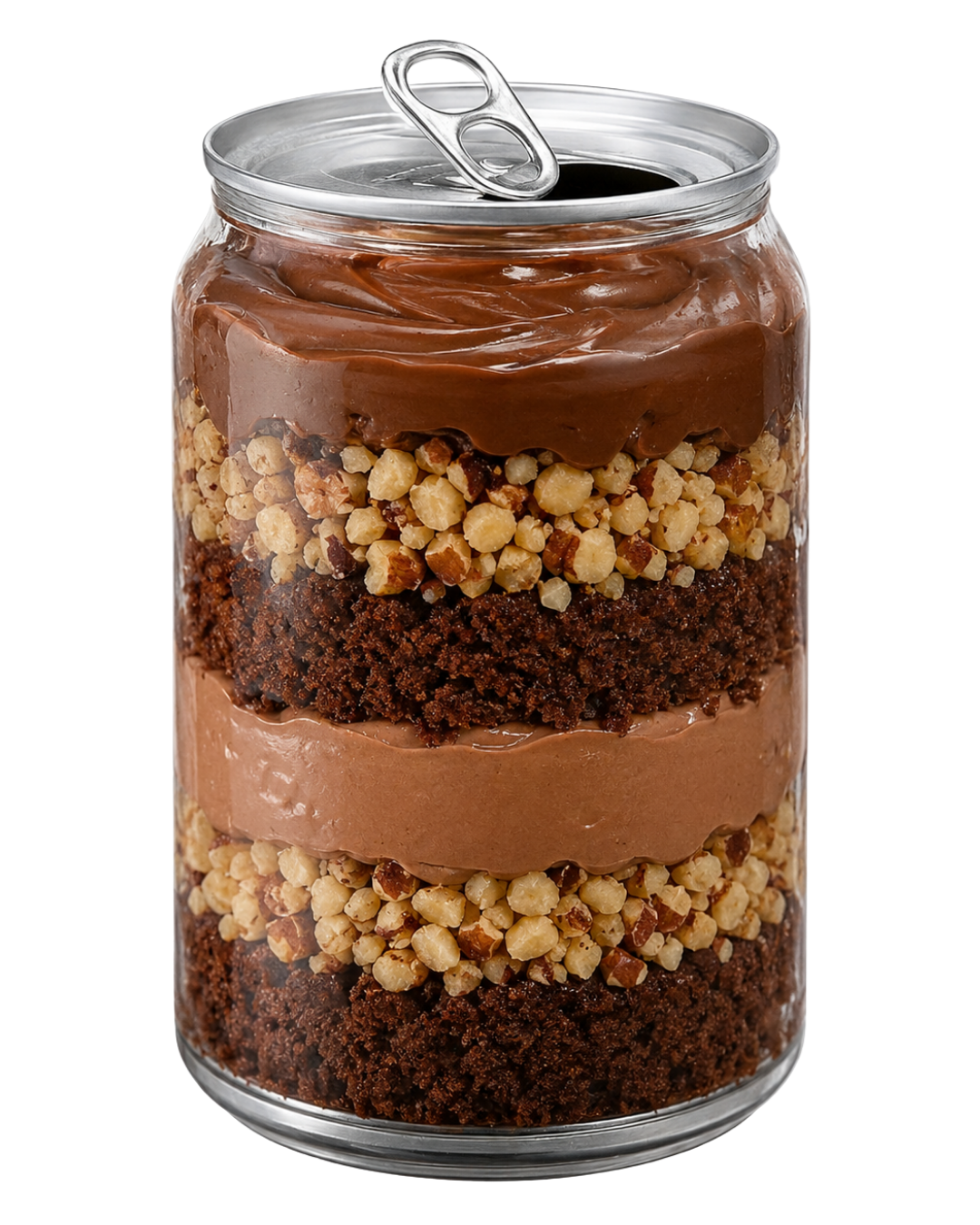 dolce in lattina cioccolato crunchy